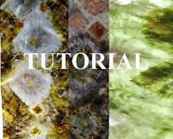 Tutorial Natural Dyeing Eco Printing English Only Shibori Making Marks With Local Plants Environmentally Friendly Dyeing Eco Printing Eco Dyeing Natural Dyes