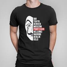 La casa de papel / money heist. Koszulka Meska Dom Z Papieru Imiona Ideashirt