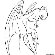 The night fury and the light fury: Dragon Coloring Pages Light Fury Coloring Home
