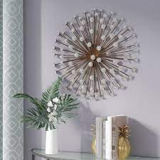 Mercer41 Korolevu Burst Wall Decor Starburst Wall Decor Medallion Wall Decor Origami Home Decor