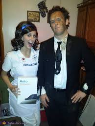 Amazon's choice for funny halloween costumes for girls. Flo Mayhem Couple S Diy Halloween Costume