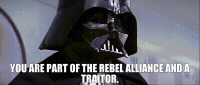 YARN | You are part of the Rebel Alliance and a traitor. | Star Wars:  Episode IV - A New Hope (1977) | Video clips by quotes | b8b46f67 | 紗