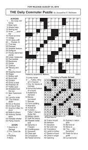 This category will show you all the answers for puzzle page crossword clues. Crosswords August 23 2019 Crosswords Redandblack Com
