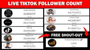 Charli D Amelio Vs Addison Rae Live Tiktok Follower Count Therankingmaster Youtube