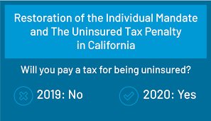 Identical bills have been introduced in the california senate and assembly that would reinstate the individual mandate, requiring all californians to have health insurance starting in 2020 or pay a tax penalty. The 2020 Changes To California Health Insurance Ehealth
