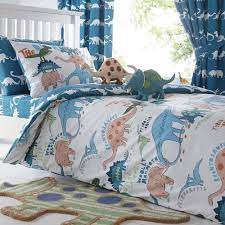 Merryfeel 100 Cotton Dinosaur Print Duvet Cover Set For Kids Bedding Twin Dinosaur Bedding Dinosaur Bedding Set Dinosaur Room Decor