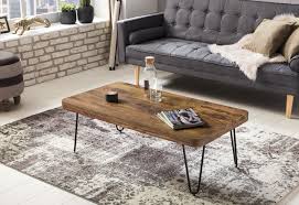 Wohnling Couchtisch Bagli 115 Cm Wl1 511 Aus Sheesham Massivholz Und Metall Wohnzimmer Fernsehtisch Dunkel Couchtisch Wohnzimmertisch Couchtisch Massivholz