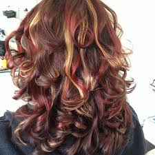 See more ideas about hair, hair cuts, long hair styles. Brown Base With Intense Red And Caramel Highlights Red Highlights In Brown Hair Brown Hair With Highlights Hair Color Highlights
