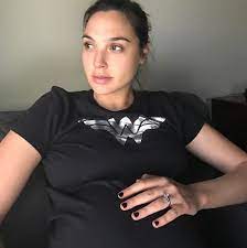 50/50 cotton polyester preshrunk black shirt. Gal Gadot S Husband S T Shirt Shows He Knows Exactly How Lucky He Is