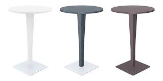 siesta exclusive rattan collection riva 886 bar table table with rattan leg and painted aluminium base werzalit tops resistant to outdoor use available