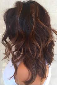50 Chic Medium Length Layered Haircuts For A Trendy Look Dark Brown Hair Balayage Long Shag Haircut Brown Hair Balayage