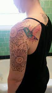Watercolor Hummingbird Tattoo Half Sleeve Tattoos Hummingbird Tattoo Half Sleeve Tattoo
