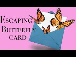 You can put it in book, card, box, etc. Tutoriel Coeur Magique Tutorial Amazing Magic Heart Magic Flyer International Youtube Flying Butterfly Card Butterfly Cards Paper Butterflies