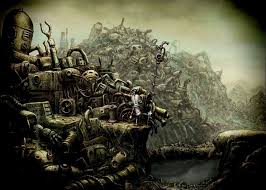 Machinarium Full Game Unlock Mod Download Apk Art Painting Alien Concept Art