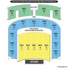 54 Paradigmatic Nashville Performing Arts Center Seating Chart