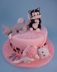 So before you read on any further here, take a minute to brainstorm everything you know about your feline's culinary favs. 49 Cat Birthday Cakes Ideas Cat Cake Cupcake Cakes Animal Cakes