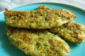 Cosce di pollo all'arancia e zenzero con erbe aromatiche. Ricette Veloci Petto Di Pollo In Crosta Al Forno Con Pistacchi