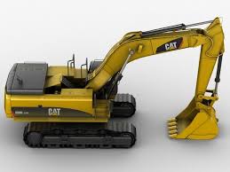Excavator Cat 390d 3d Model Max Obj 3ds Fbx C4d Lwo Lw Lws 6 3d Model Excavator Model