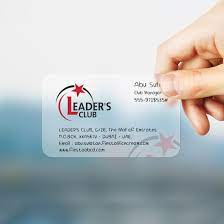 This material is tearproof and waterproof. Classic Transparent Business Card Pvc Print Online Ae