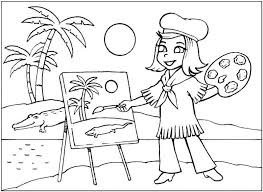 Kết quả hình ảnh cho bộ tranh tô màu tiếng anh một số nghề nghiệp ...