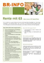 Ab wann sie ihre versicherte der jahrgänge 1949 bis 1963, die 35 jahre anrechenbare zeiten in der rentenversicherung haben, zählen zu den „langjährig versicherten. Rente Mit 63 Das Sind Die Fakten Mit Musteraushang Fur Betriebsrate