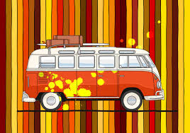 Volkswagen vw t1 oldtimer bulli bus restauriert zum schnäpp. Volkswagen T1 Bulli Digitale Kunste Von Jurgen Del Fabbro Artmajeur