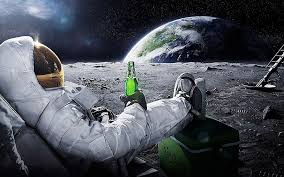 Astronaut fisherman is fishing in space #space#hand#fishing#astronaut. Hd Wallpaper Astronaut Sitting On Moon Wallpaper Astronaut Holding Glass Bottle With Green Liquid Sitting On Chair Out In The Galaxy Wallpaper Flare