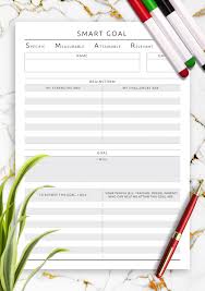 Each template is dedicated to one specific goal that you want to capture and focus on. Printable Smart Goal Setting Templates Download Pdf