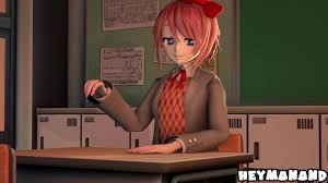 Sayori messes her diaper - ThisVid.com