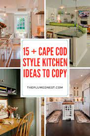 15 Cape Cod Style Kitchen Ideas To Copy The Plumed Nest Mediterranean Kitchen Design Cape Cod Style Kitchen Styling
