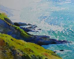 I showed you to do practice to paint water waves on rough paper, that helps to control. How To Paint A Seascape In Watercolour How To Artists Illustrators Original Art For Sale Direct From The Artist