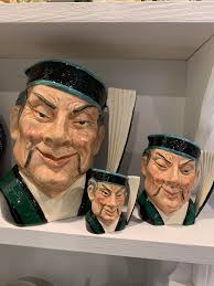 Couple of Christmas miniature jugs