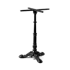 Created from industrial grade cast iron, each height adjustable crank mechanism base is constructed to function smoothly for a versatile range of uses such as dining height of 72 cms, counter height of 90 cms or standard bar height or 100 cms. China Wholesale New Industrial Crank Wrought Iron Dining Coffee Restaurant Industrial Crank Table Base China Table Base Cast Iron Table Base