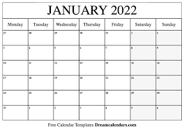 download printable january 2022 calendars