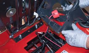 The other end of the red battery wire extends back and connects to one side of the electromagnet. How To Replace The Starter Solenoid On A Riding Lawn Mower Repair Guide
