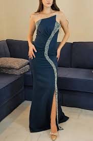فساتين سواريه بترولى - Loaa Fashion - لؤى فاشن
