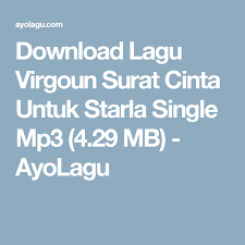 Check spelling or type a new query. Download Lagu Virgoun Surat Cinta Untuk Starla Single Mp3 4 29 Mb Ayolagu Lagu Surat Cinta Hujan