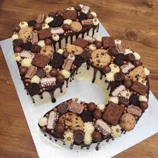 Choco Cookie Number Cake Number Birthday Cakes Tasty Chocolate Cake Number Cakes