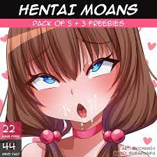 Hentai moans (pack of 5 + 3 freebies)