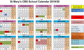 Calendar St Mary S Cbs Portlaoise
