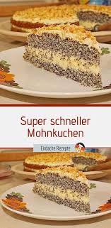 Super Schneller Mohnkuchen Ohne Boden Mit Paradiescreme Und Haselnusskrokant Sprainnews Kuchen Rezepte Einfach Kuchen Und Torten Rezepte Kuchen