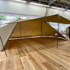 gigi 2が来た ゼインアーツ新製品の展示設営受注会へ潜入 swen高蔵寺 アウトドア テント キャンプのコツ