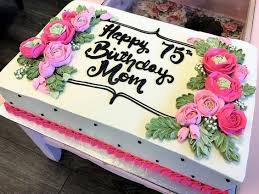 Birthday Cake For Mother Design Pin By Stacie E On Baking Inspiration Cakes Square Birthday Cake Birthday Sheet Cakes Sheet Cake Designs