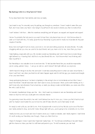 Apology letter to a friend. Letter Of Apology To A Friend Templates At Allbusinesstemplates Com