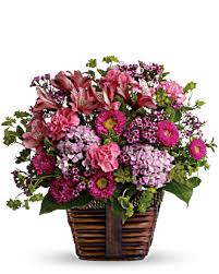 As a broad category, you may choose to send balloons, flowers, gift baskets, plants, cookie bouquet, candy bouquet, bonsai tree, plush animal or a personalized gift item. Flower Plant Gift Baskets Delivered Teleflora