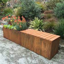 61.5″ h x 46.5″ w x 21″ d. Blog Nice Planter Space To Grow Corten Steel Planters Corten Planter Steel Planters