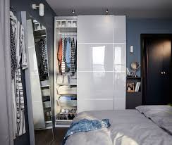 Hokksund 4 Panels For Sliding Door Frame High Gloss Light Gray Light Gray 39 3 8x92 7 8 Ikea Sliding Doors Bedroom Closet Doors Sliding Room Furniture Design
