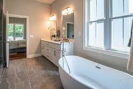 White room ideas anything but boring, all white space gray wrapped marble countertop subtly steals attention while dark wood flooring provides stunning below are 9 top images from 21 best pictures collection of white and gray bathroom ideas photo in high resolution. 17 Stunning Gray And White Bathroom Ideas To Inspire You