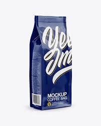 Glossy Coffee Bag Mockup Half Side View In Bag Sack Mockups On Yellow Images Object Mockups In 2020 Mockup Free Psd Bag Mockup Mockup Free Download