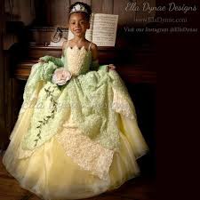 Tiana Costume Princess And The Frog Gown Tutu Dress Ot Elladynae Princess Tiana Dress Disney Princess Dresses Tiana Dress